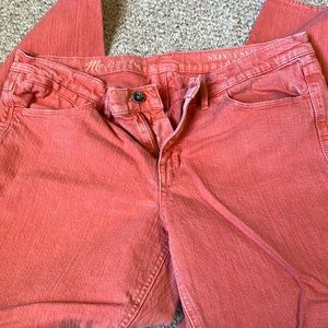 Pink Madewell Skinny Jeans size 32